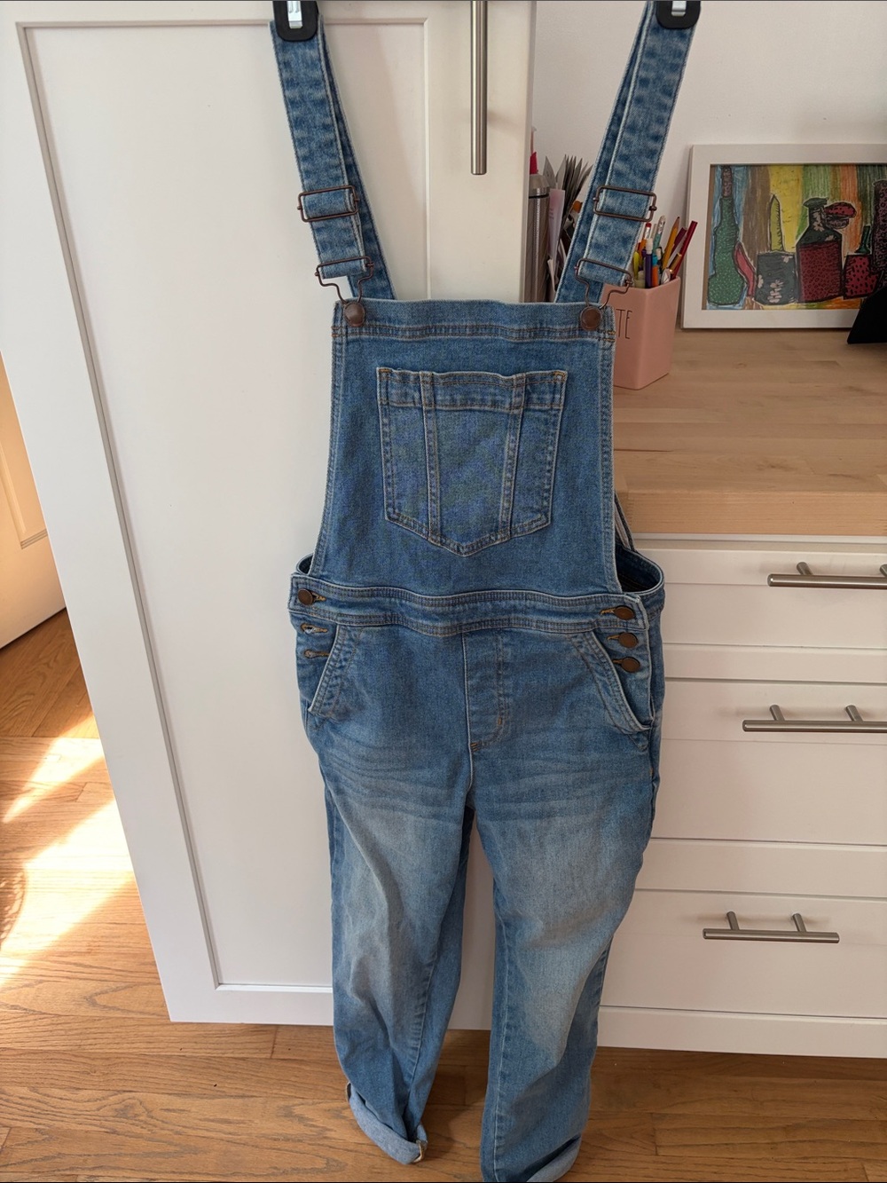 Boden Size 2 Denim Overalls
